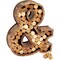 Wine Cork Holder, Ampersand Monogram Wall Mount (10 x 2.5 x 11.75 In)